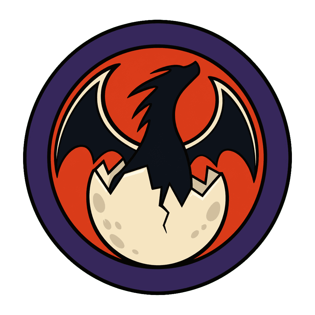 The Untrainable Dragon logo