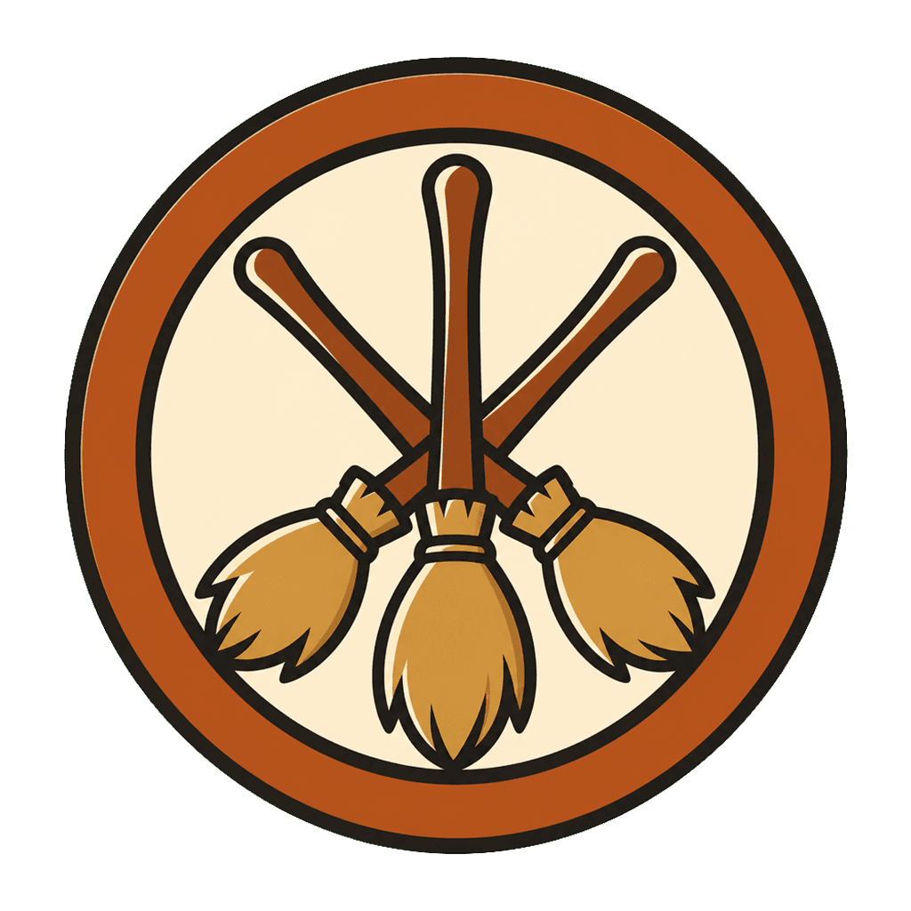 Three Broomsticks logo