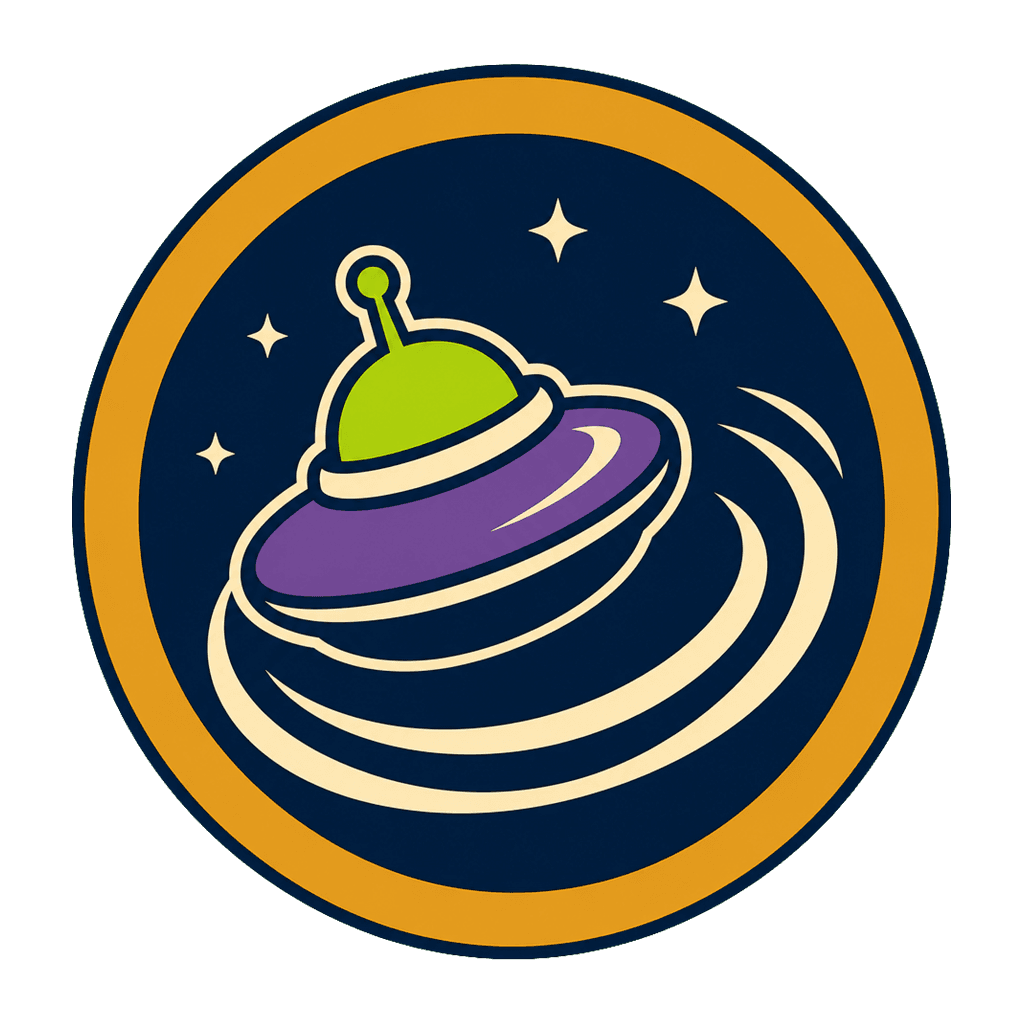 Alien Swirling Saucers logo