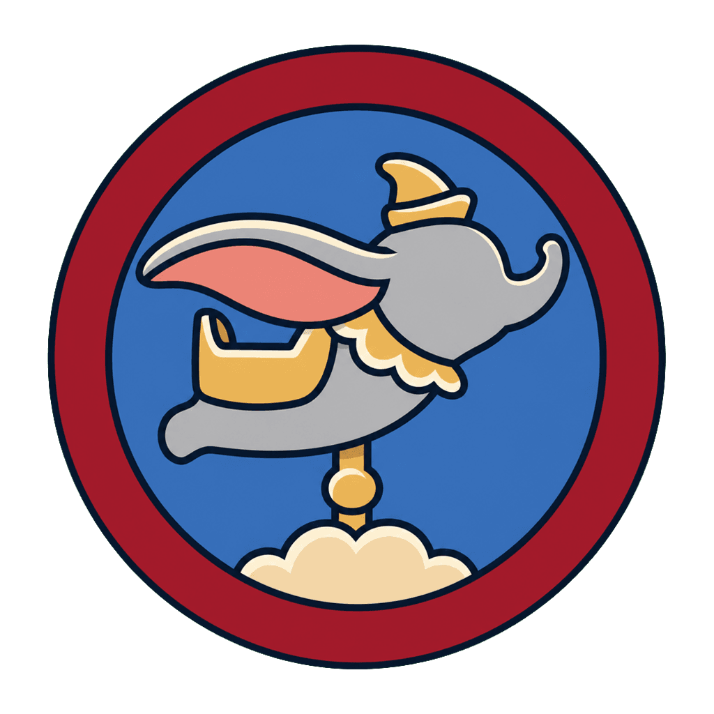 Dumbo the Flying Elephant logo