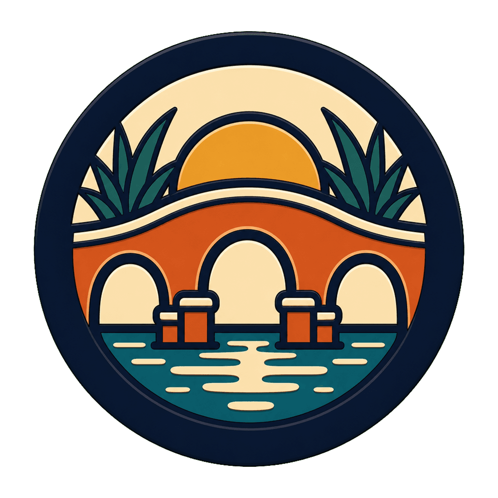 Three Bridges Bar and Grill at Villa del Lago logo